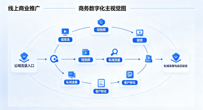 南宫市线上商业推广怎么做？全域流量闭环搭建与低成本转化实战指南